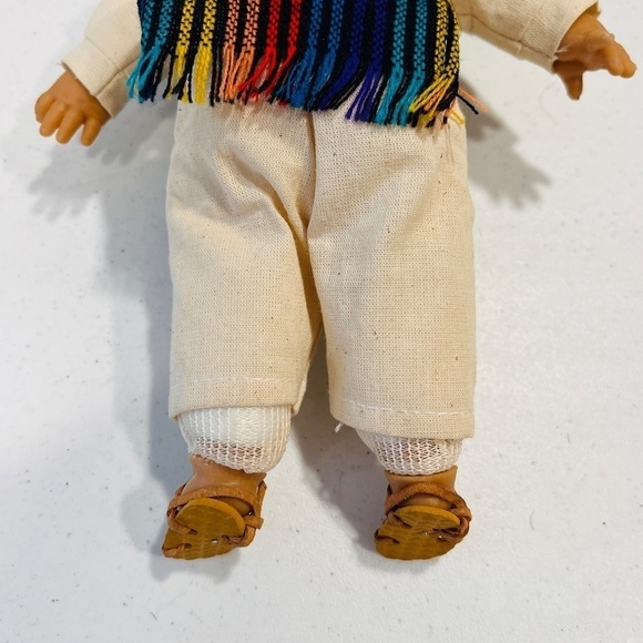 Vintage Mexican Latino Gum Drop Dolls Set Of 2 Boy And Girl - Picture 5 of 8